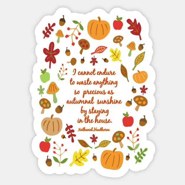 Autumnal Sunshine Sticker by RockettGraph1cs